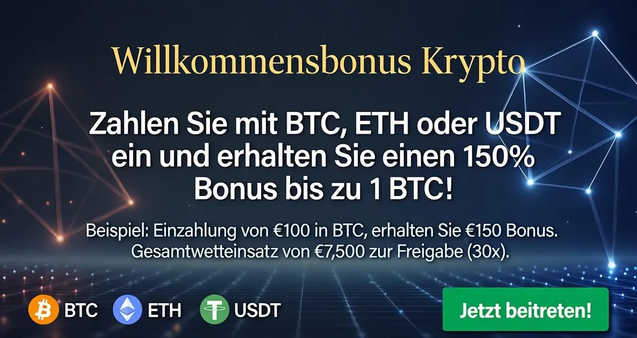 Crypto-Willkommensbonus