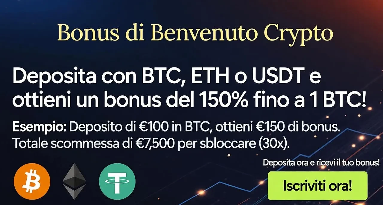 Bonus Benvenuto Crypto